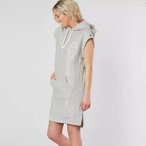 Urban Outfitters Gray Sleeveless Hoodie Dress